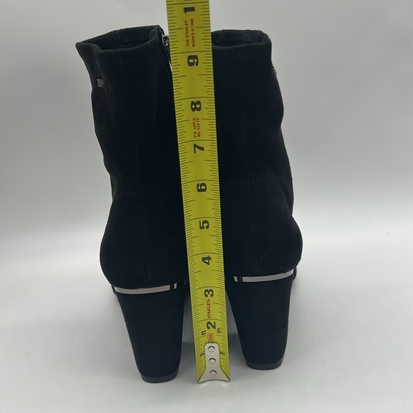 DKNY Cavale Square Toe Heeled Sock Boots Black Size 9 NWT - Picture 7 of 10